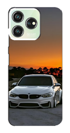 Чехол с печатью "BMW белая" для ZTE Blade V50