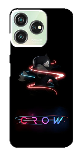 Силиконовый чехол с изображением "Brawl Crow" для ZTE Blade V50