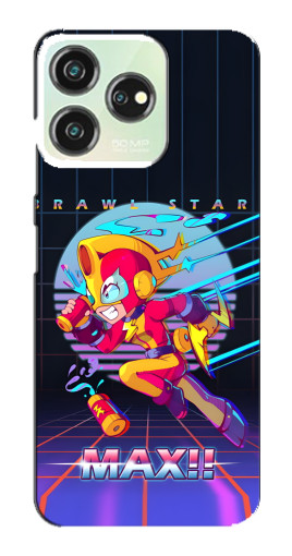 Силиконовый чехол с изображением "Brawl MAX" для ZTE Blade V50