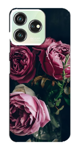 Чехол с печатью "Букет роз" для ZTE Blade V50