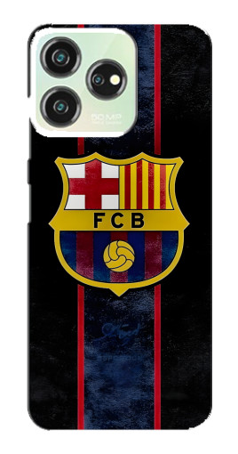 Силиконовый чехол с изображением "FCB" для ZTE Blade V50