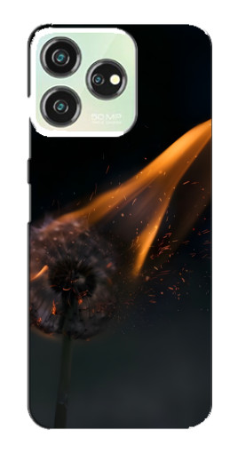 Чехол с картинкой "Горящий одуванчик" для ZTE Blade V50