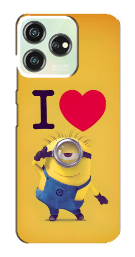 Чехол с печатью "I Love Minion" для ZTE Blade V50