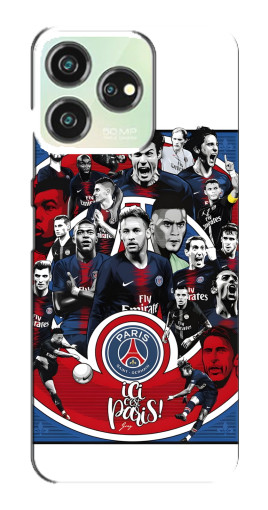 Чехол с печатью "Команда PSG" для ZTE Blade V50