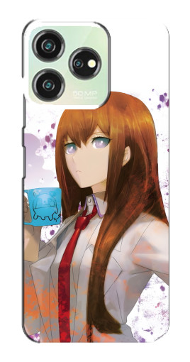 Чехол с картинкой "Курису с чашкой" для ZTE Blade V50