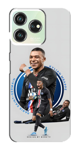 Силиконовый чехол с изображением "Kylian Mbappe" для ZTE Blade V50