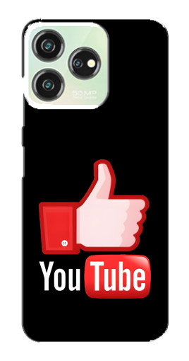 Чехол с принтом "Лайк YouTube" для ZTE Blade V50