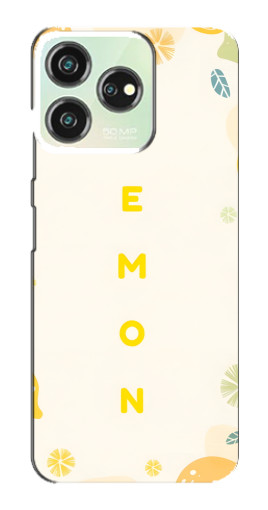 Силиконовый чехол с изображением "Lemon" для ZTE Blade V50