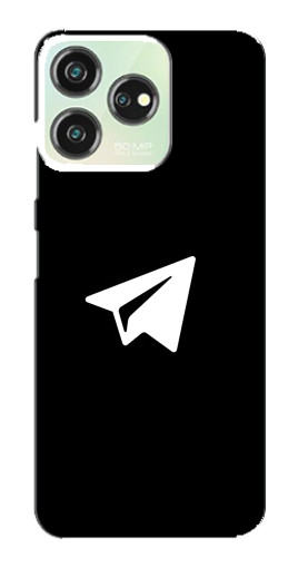 Чехол с картинкой "Лого Телеграм" для ZTE Blade V50