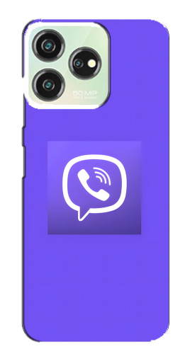 Чехол с принтом "Лого Viber" для ZTE Blade V50