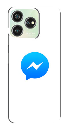 Чехол с печатью "messenger logo" для ZTE Blade V50