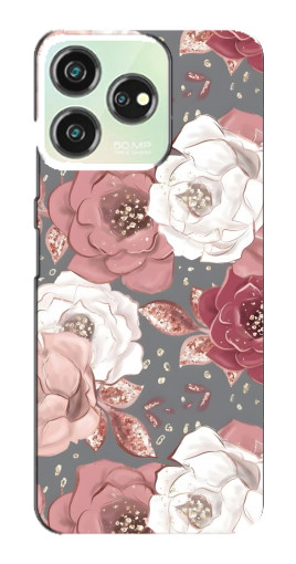 Чехол с картинкой "Рисунок розы" для ZTE Blade V50
