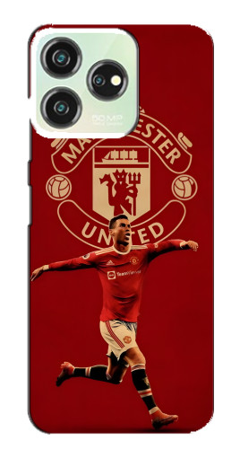 Чехол с принтом "Ronaldo в МЮ" для ZTE Blade V50