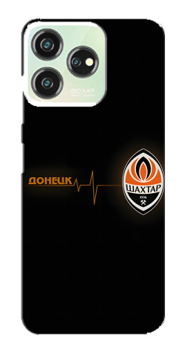 Чехол с принтом "Шахтер в сердце" для ZTE Blade V50
