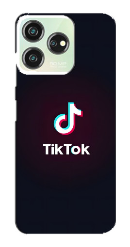 Чехол с печатью "TikTok темный" для ZTE Blade V50