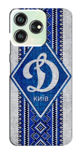 Силиконовый чехол с изображением "Вышиванка Динамо" для ZTE Blade V50