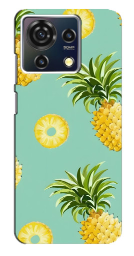Силиконовый чехол с изображением "Ананасик" для ZTE Blade V50 Vita