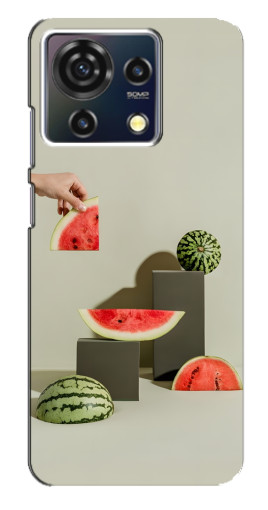 Чехол с картинкой "Арт Арбузы" для ZTE Blade V50 Vita