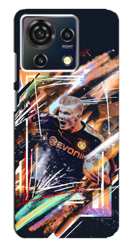 Чехол с картинкой "АРТ Haaland" для ZTE Blade V50 Vita