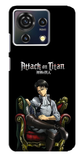 Чехол с печатью "Атака на Титанов" для ZTE Blade V50 Vita