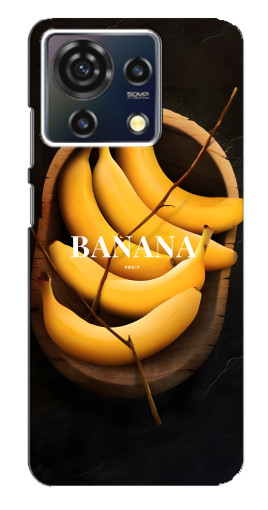 Силиконовый чехол с изображением "Banana" для ZTE Blade V50 Vita