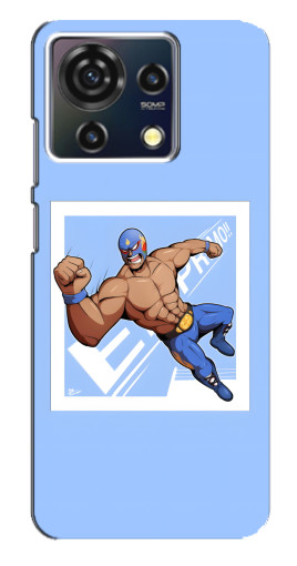 Силиконовый чехол с изображением "Боец El Primo" для ZTE Blade V50 Vita