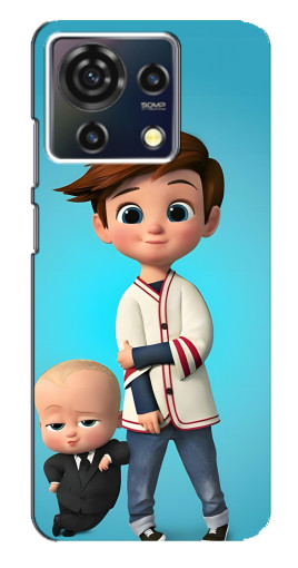 Чехол с принтом "Boss and Boy" для ZTE Blade V50 Vita