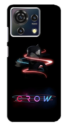 Силиконовый чехол с изображением "Brawl Crow" для ZTE Blade V50 Vita