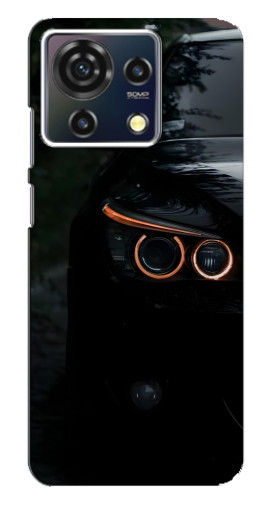 Чехол с печатью "Черный БМВ" для ZTE Blade V50 Vita