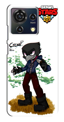 Чехол с картинкой "Crow" для ZTE Blade V50 Vita