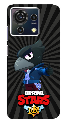 Чехол с печатью "Crow Brawl Stars" для ZTE Blade V50 Vita