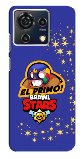 Силиконовый чехол с изображением "El Primo в маске" для ZTE Blade V50 Vita