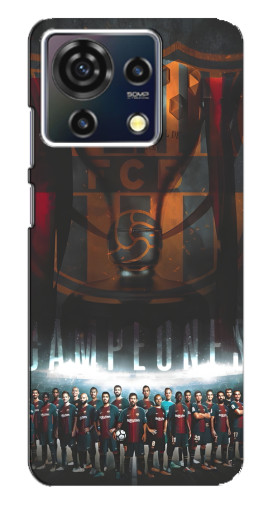 Чехол с принтом "FCB Campeones" для ZTE Blade V50 Vita
