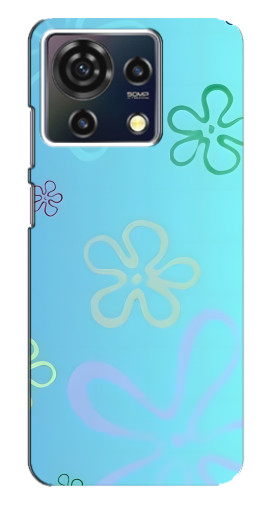 Чехол с принтом "Фон" для ZTE Blade V50 Vita