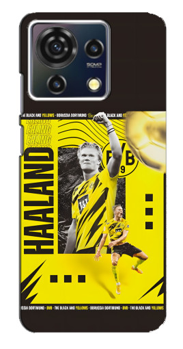 Чехол с печатью "Golden Haaland" для ZTE Blade V50 Vita