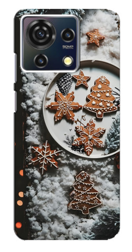 Чехол с принтом "Имбирные пряники" для ZTE Blade V50 Vita