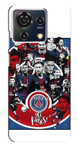 Чехол с картинкой "Команда PSG" для ZTE Blade V50 Vita
