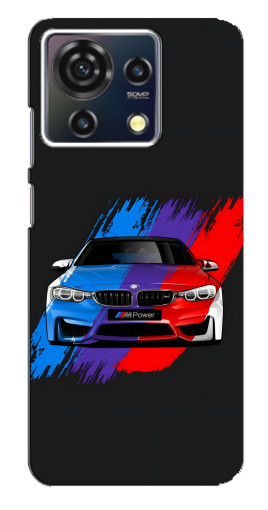 Чехол с принтом "Красочный BMW" для ZTE Blade V50 Vita