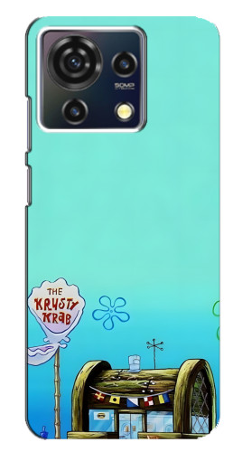 Чехол с печатью "Krusty Krab" для ZTE Blade V50 Vita