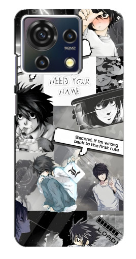 Чехол с картинкой "L - Death note" для ZTE Blade V50 Vita