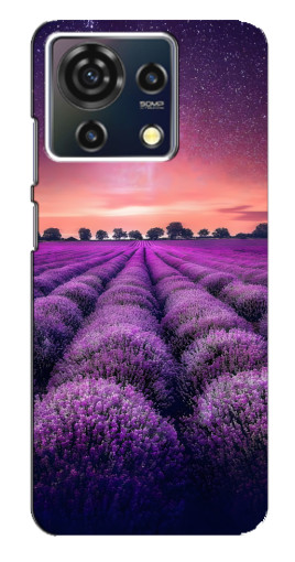 Чехол с картинкой "Лавандовое поле" для ZTE Blade V50 Vita