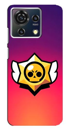 Чехол с печатью "Логотип Brawl Stars" для ZTE Blade V50 Vita