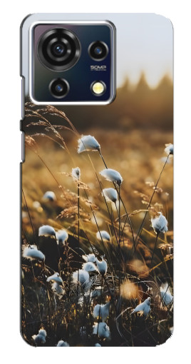 Чехол с печатью "Нежные полевые цветы" для ZTE Blade V50 Vita