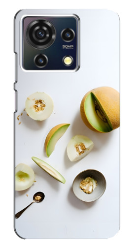 Чехол с картинкой "Обед из дынь" для ZTE Blade V50 Vita