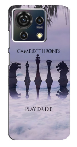Чехол с принтом "Play or Die" для ZTE Blade V50 Vita