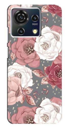 Чехол с принтом "Рисунок розы" для ZTE Blade V50 Vita