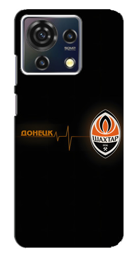 Чехол с картинкой "Шахтер в сердце" для ZTE Blade V50 Vita
