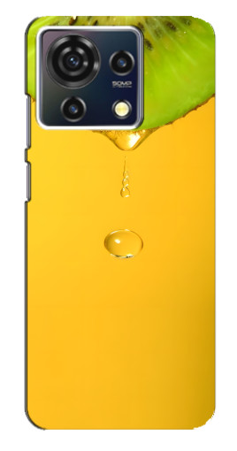 Силиконовый чехол с изображением "Сочный Kiwi" для ZTE Blade V50 Vita