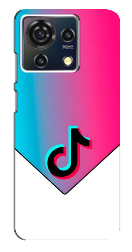 Чехол с принтом "Tiktok Logo" для ZTE Blade V50 Vita