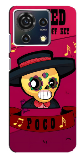 Чехол с печатью "WANTED POCO" для ZTE Blade V50 Vita